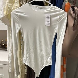 Abercrombie & Fitch Cream Bodysuit